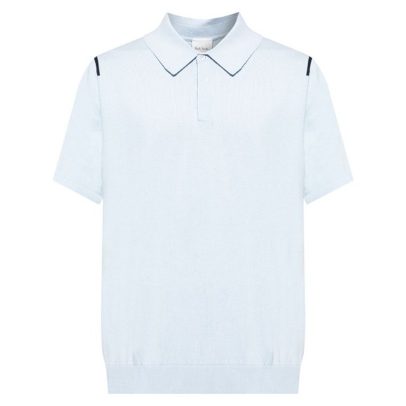 Paul Smith Light Blue Short-Sleeved Sweater - NWT - Picture 1 of 5